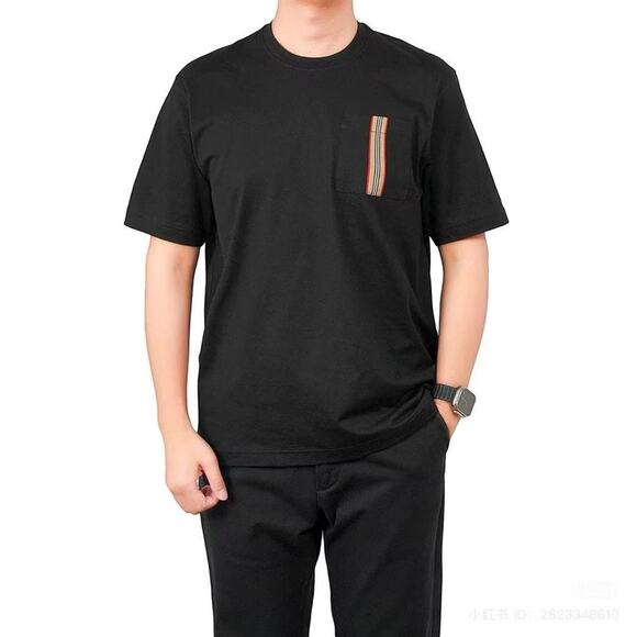 Burberry Men's Black Oversized Short Sleeve Tee - Picture 8 of 8